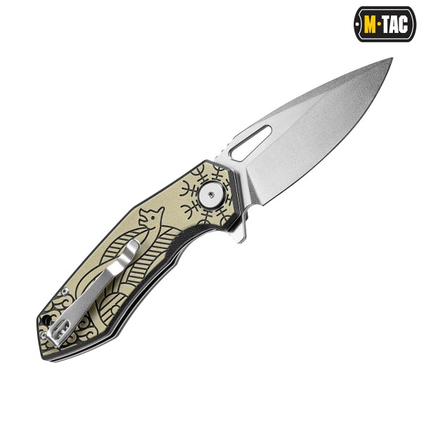 M-Tac ніж складний Type 12 Scandinavian Stonewash Black/Sand - 60121205 M-Tac ніж складний Type 12 Scandinavian Stonewash Black/Sand - 60121205