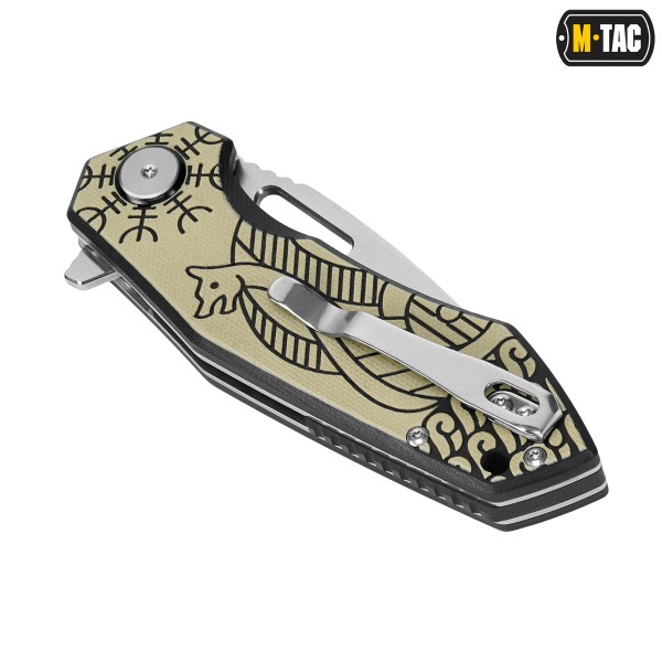 M-Tac ніж складний Type 12 Scandinavian Stonewash Black/Sand - 60121205 M-Tac ніж складний Type 12 Scandinavian Stonewash Black/Sand - 60121205