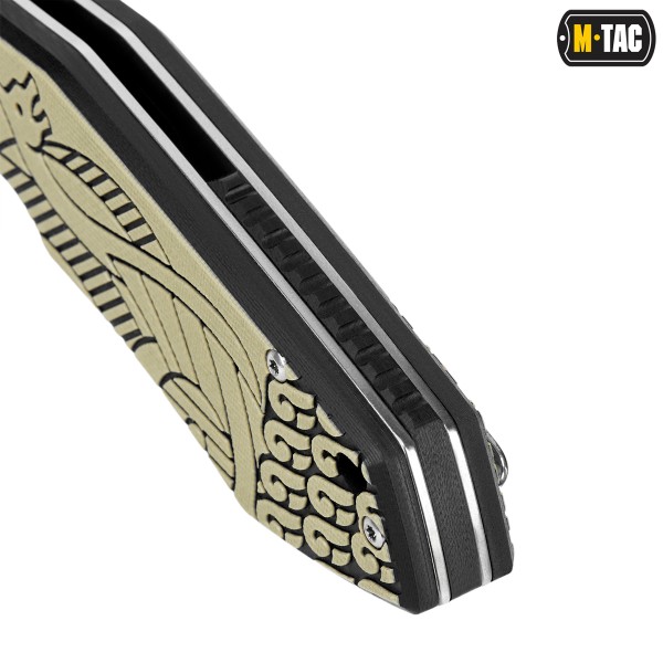 M-Tac ніж складний Type 12 Scandinavian Stonewash Black/Sand - 60121205 M-Tac ніж складний Type 12 Scandinavian Stonewash Black/Sand - 60121205