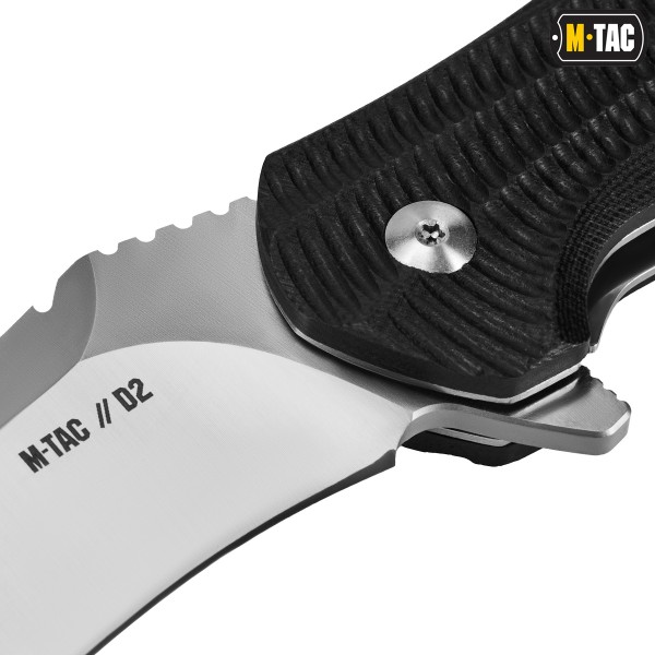 M-Tac ніж складний Type 21 Dragon skin Black/Steel - 60134011 M-Tac ніж складний Type 21 Dragon skin Black/Steel - 60134011