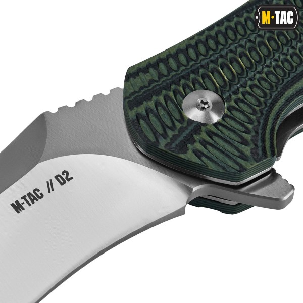 M-Tac ніж складний Type 21 Dragon skin Black/Olive - 60134201 M-Tac ніж складний Type 21 Dragon skin Black/Olive - 60134201