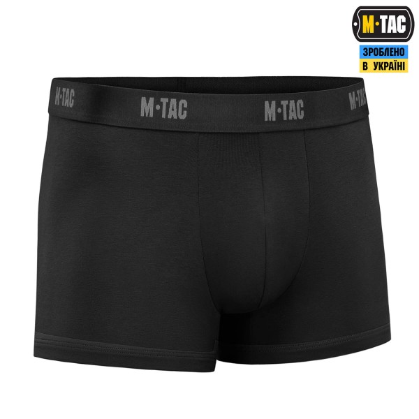 M-Tac труси Men Cotton Stretch Boxer Briefs Black - 70029002-S
