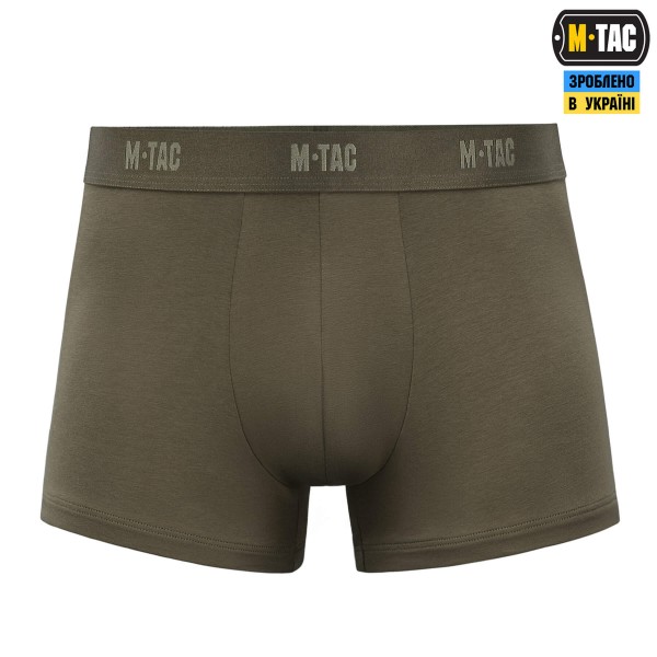 M-Tac труси Men Cotton Stretch Boxer Briefs Dark Olive - 70029048-S