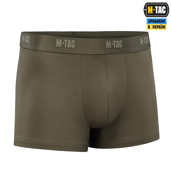 M-Tac труси Men Cotton Stretch Boxer Briefs Dark Olive - 70029048-S