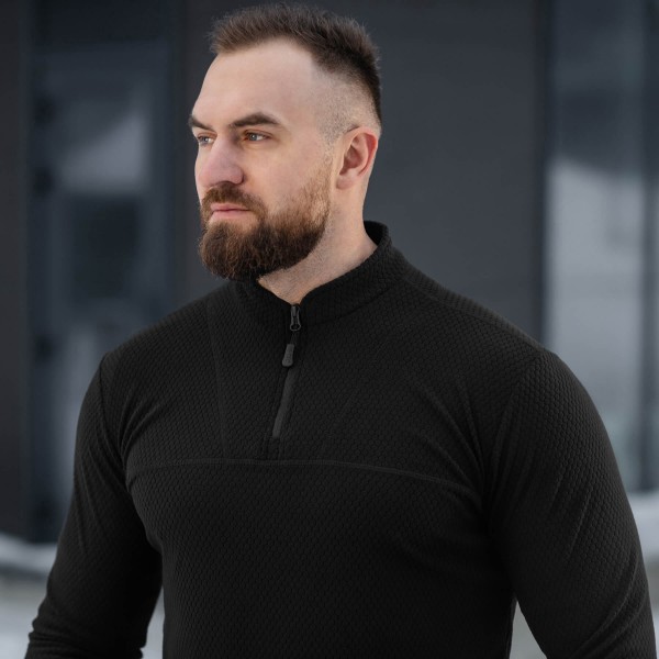 M-Tac терморубашка флис Delta Level 2 Hex Black - 70037002-L