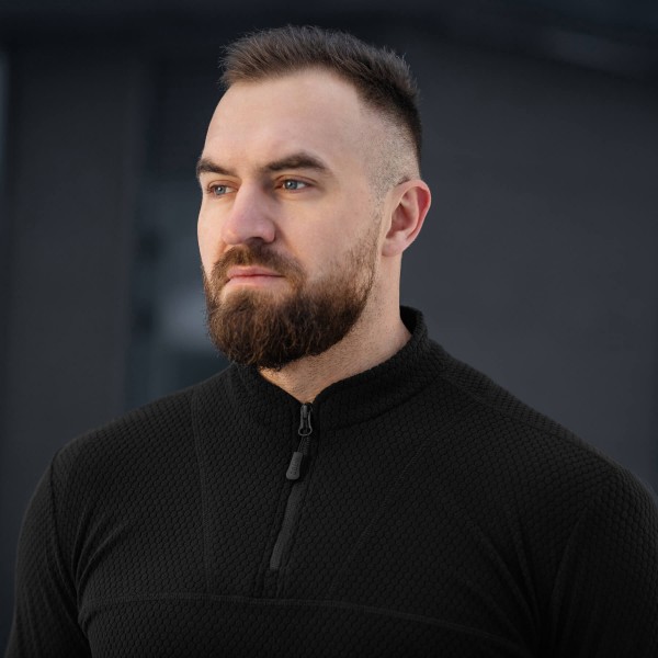 M-Tac терморубашка флис Delta Level 2 Hex Black - 70037002-L