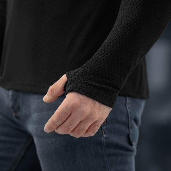 M-Tac терморубашка флис Delta Level 2 Hex Black - 70037002-L