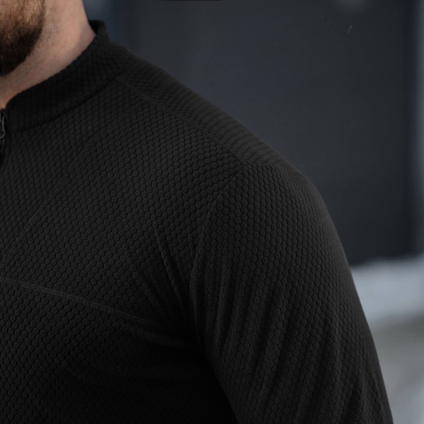 M-Tac терморубашка флис Delta Level 2 Hex Black - 70037002-L