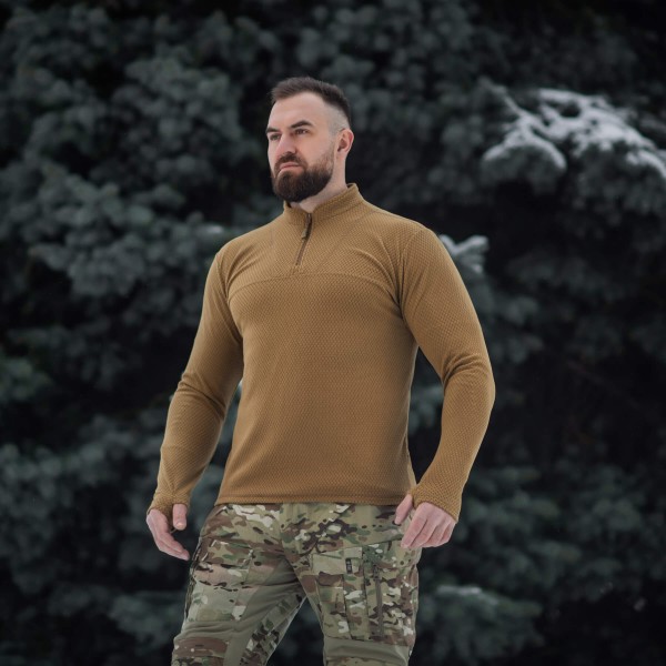 M-Tac терморубашка флис Delta Level 2 Hex Coyote - 70037005-M
