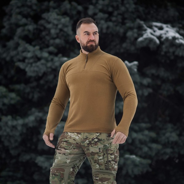 M-Tac терморубашка флис Delta Level 2 Hex Coyote - 70037005-M