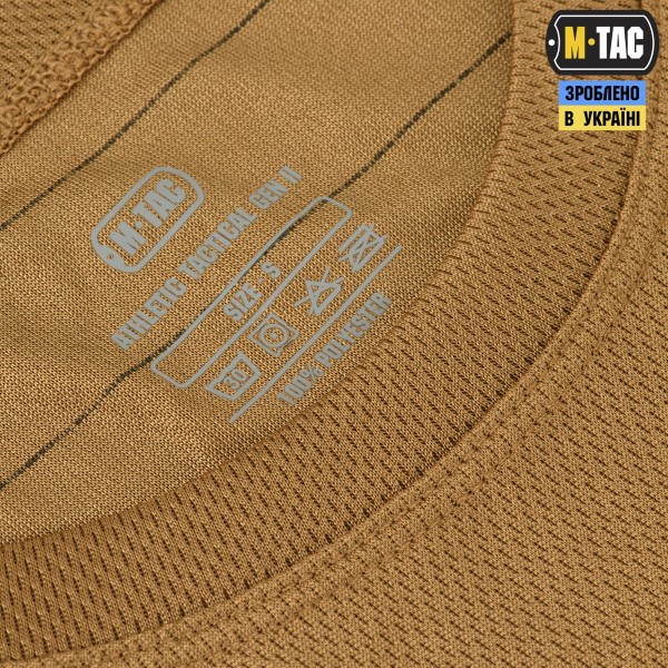 M-Tac футболка потовідвідна Athletic Gen. 2 Coyote Brown - 80006117 M-Tac футболка потовідвідна Athletic Gen. 2 Coyote Brown - 80006117