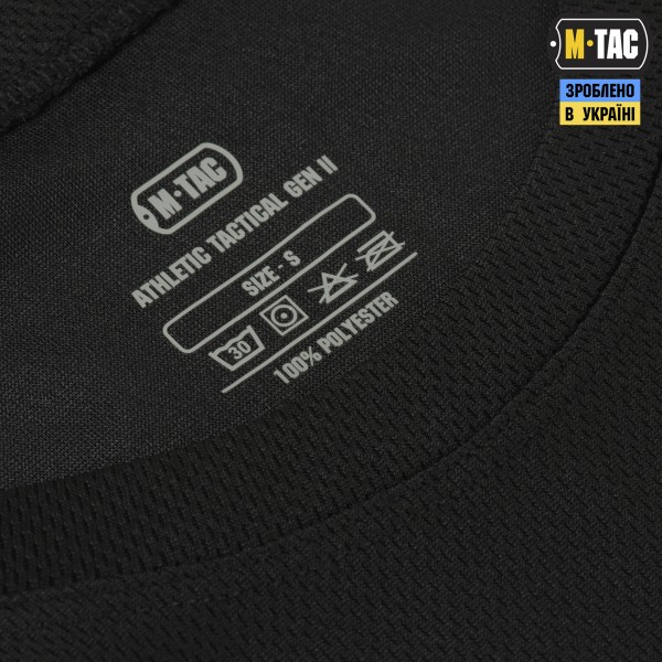 M-Tac футболка потовідвідна Athletic Tactical Gen.2 Black - 80007102 M-Tac футболка потовідвідна Athletic Tactical Gen.2 Black - 80007102