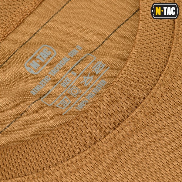 M-Tac футболка потоотводящая Athletic Tactical Gen.2 Coyote Brown - 80007117