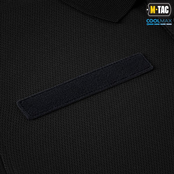 M-Tac поло Elite Tactical Coolmax Black/Dark Navy Blue - 80010215-XS