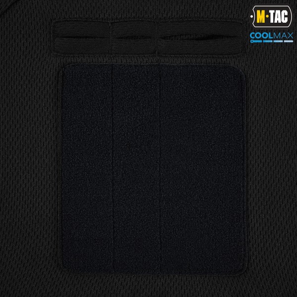 M-Tac поло Elite Tactical Coolmax Black/Dark Navy Blue - 80010215-XS