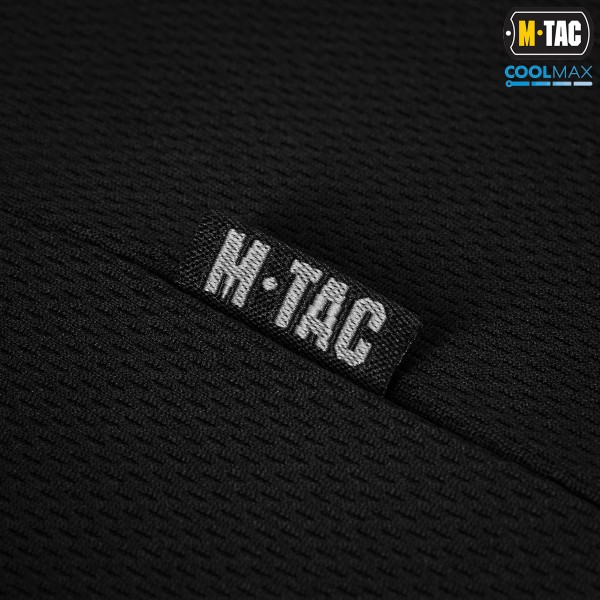 M-Tac поло Elite Tactical Coolmax Black/Dark Navy Blue - 80010215-XS