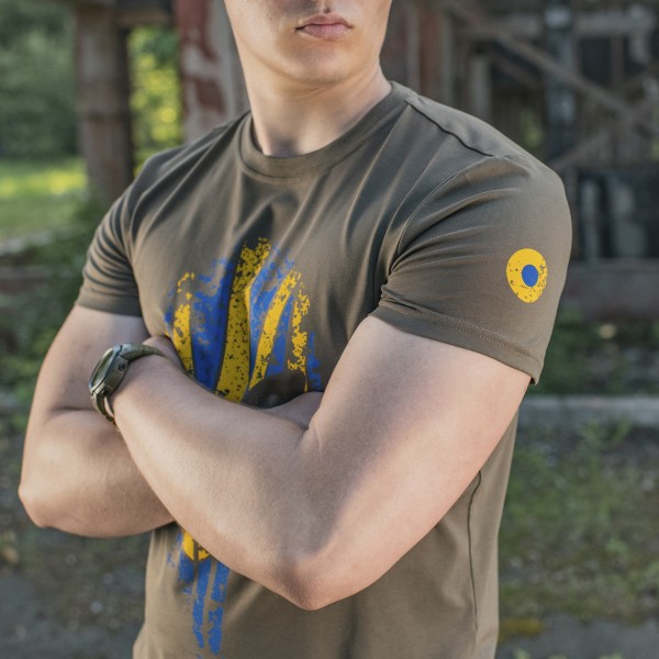 M-Tac футболка Месник Olive/Yellow/Blue - 80016001 M-Tac футболка Месник Olive/Yellow/Blue - 80016001