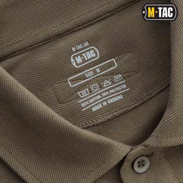 M-Tac поло тактичне довгий рукав 65/35 Dark Olive - 80021048 M-Tac поло тактичне довгий рукав 65/35 Dark Olive - 80021048
