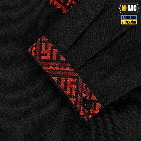 M-Tac вишиванка 100% льон чорний - 80031002 M-Tac вишиванка 100% льон чорний - 80031002