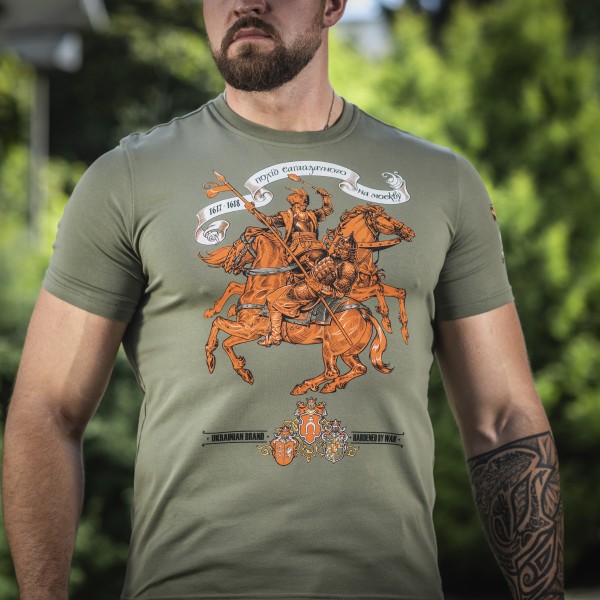 M-Tac футболка Гетьман Сагайдачний Light Olive - 80033038 M-Tac футболка Гетьман Сагайдачний Light Olive - 80033038