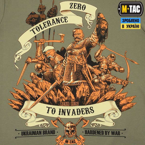 M-Tac футболка Zero Tolerance Light Olive - 80035038