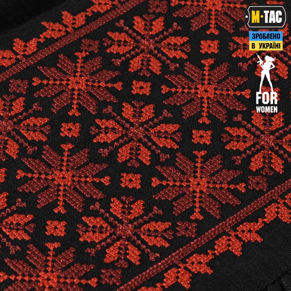 M-Tac вишиванка жіноча 100% льон чорна - 80040002-XS