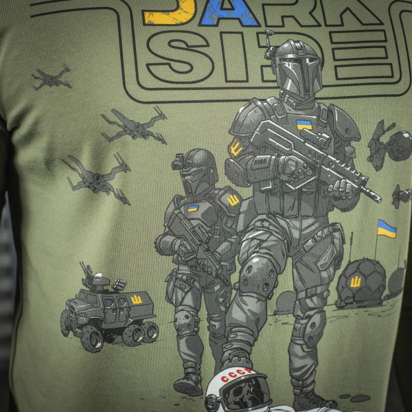 M-Tac футболка UA Side длинный рукав Light Olive - 80043038