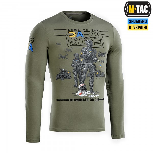 M-Tac футболка UA Side длинный рукав Light Olive - 80043038