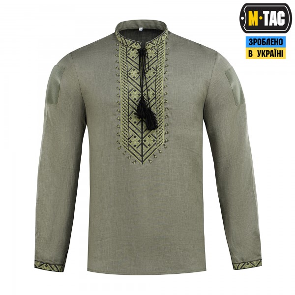M-Tac вишиванка тактична 100% льон олива - 80044001 M-Tac вишиванка тактична 100% льон олива - 80044001