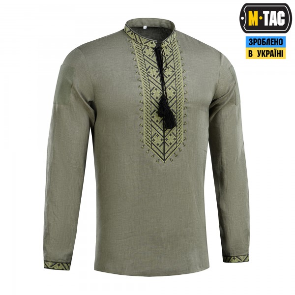 M-Tac вишиванка тактична 100% льон олива - 80044001 M-Tac вишиванка тактична 100% льон олива - 80044001
