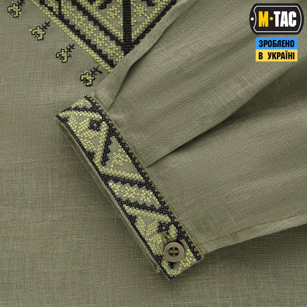 M-Tac вишиванка тактична 100% льон олива - 80044001 M-Tac вишиванка тактична 100% льон олива - 80044001