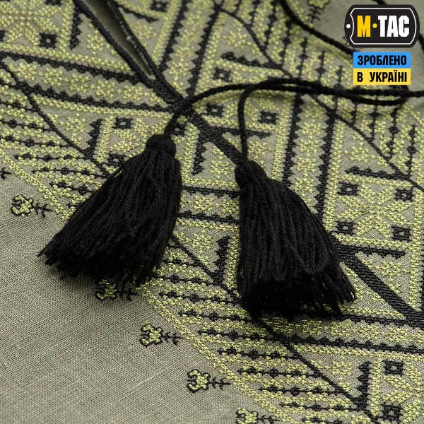 M-Tac вишиванка тактична 100% льон олива - 80044001 M-Tac вишиванка тактична 100% льон олива - 80044001