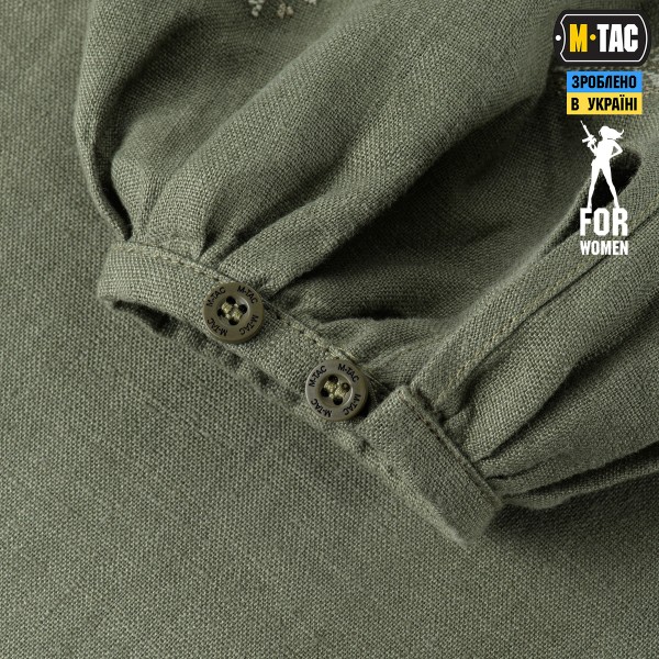 M-Tac вышиванка женская 100% лён олива тип2 - 80049901 M-Tac вышиванка женская 100% лён олива тип2 - 80049901