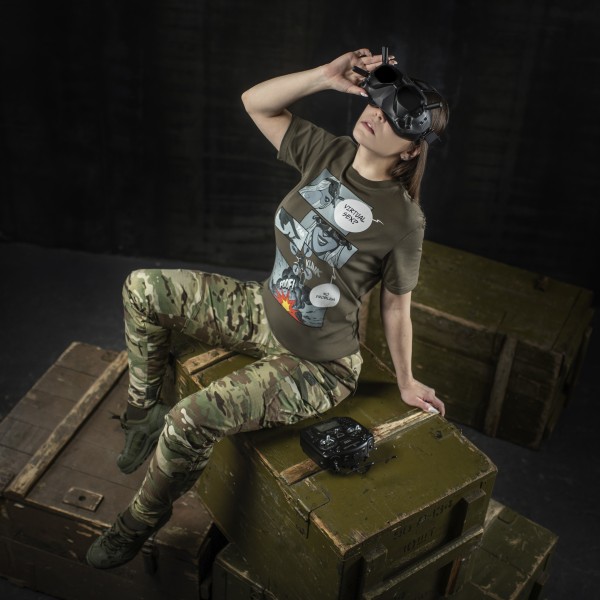 M-Tac футболка Comics Drone Girl Dark Olive - 80074048 M-Tac футболка Comics Drone Girl Dark Olive - 80074048