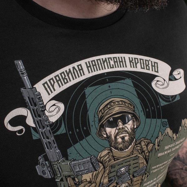 M-Tac футболка Заповіді стрільця Black - 80080002 M-Tac футболка Заповіді стрільця Black - 80080002