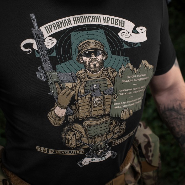 M-Tac футболка Заповіді стрільця Black - 80080002 M-Tac футболка Заповіді стрільця Black - 80080002