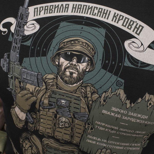 M-Tac футболка Заповіді стрільця Black - 80080002 M-Tac футболка Заповіді стрільця Black - 80080002
