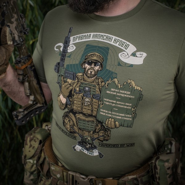 M-Tac футболка Заповіді стрільця Light Olive - 80080038
