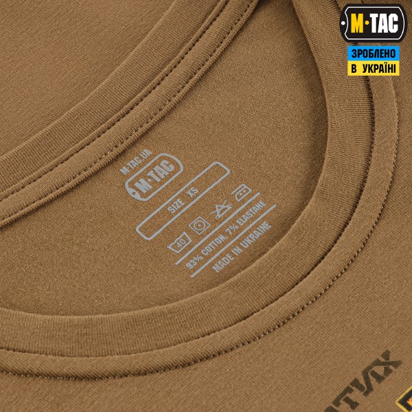 M-Tac футболка Ukrainian Cavalry Coyote Brown - 80097017 M-Tac футболка Ukrainian Cavalry Coyote Brown - 80097017
