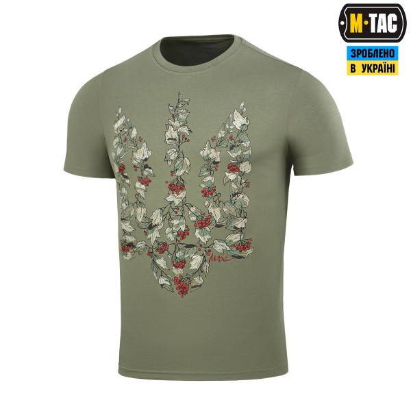 M-Tac футболка Тризуб калина camo Light Olive - 80102038 M-Tac футболка Тризуб калина camo Light Olive - 80102038