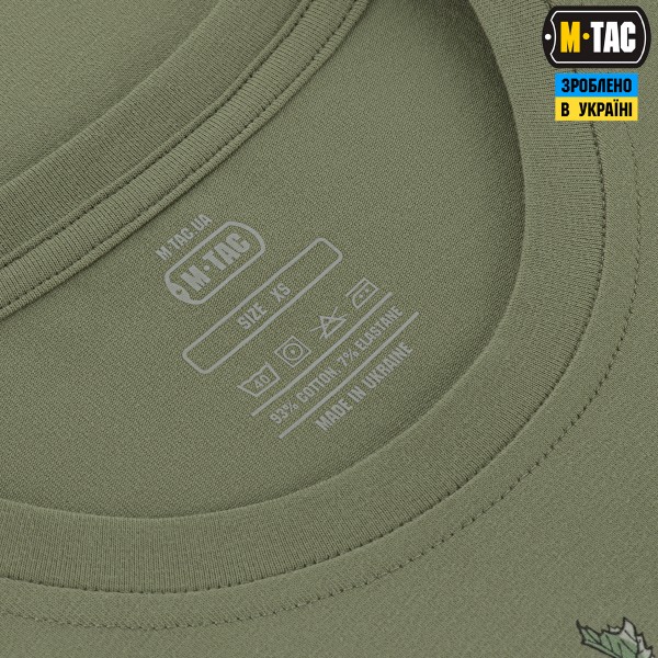 M-Tac футболка Тризуб калина camo Light Olive - 80102038 M-Tac футболка Тризуб калина camo Light Olive - 80102038