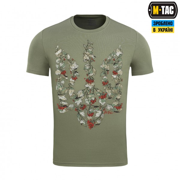 M-Tac футболка Тризуб калина camo Light Olive - 80102038 M-Tac футболка Тризуб калина camo Light Olive - 80102038
