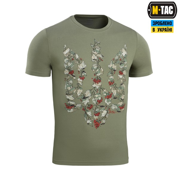 M-Tac футболка Тризуб калина camo Light Olive - 80102038 M-Tac футболка Тризуб калина camo Light Olive - 80102038
