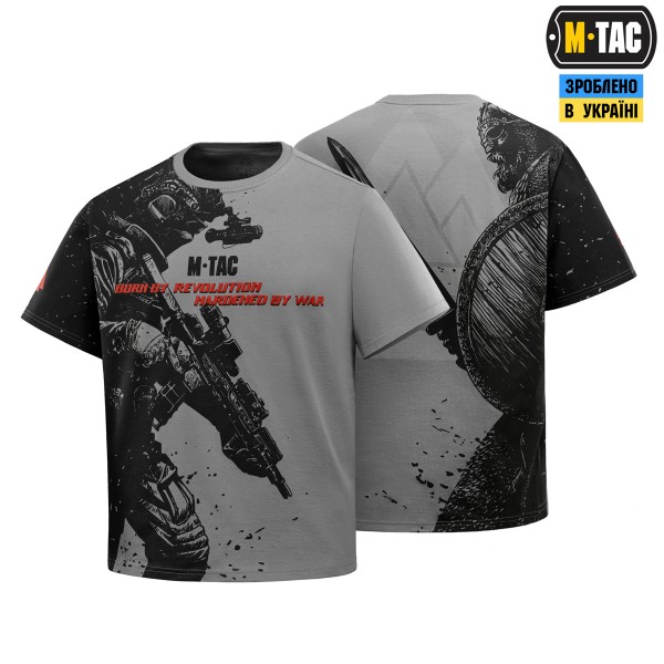 M-Tac футболка Warrior Oversize Light Grey - 80112011
