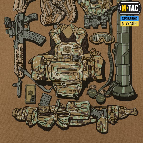 M-Tac футболка My EDC Coyote Brown - 80118017 M-Tac футболка My EDC Coyote Brown - 80118017