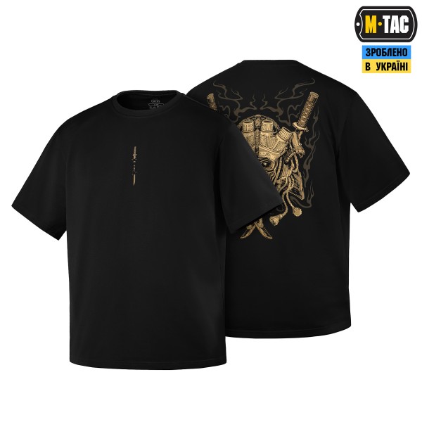 M-Tac футболка Gold Samurai Oversize Black - 80140002-M