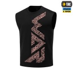 M-Tac футболка безрукавка WAR Cotton Hard Black/Ash Rose