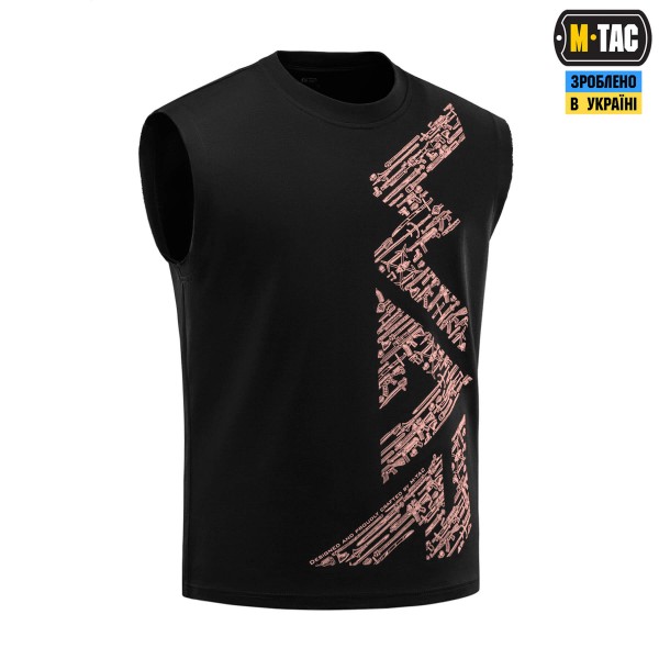 M-Tac футболка безрукавка WAR Cotton Hard Black/Ash Rose - 80155271-S M-Tac футболка безрукавка WAR Cotton Hard Black/Ash Rose - 80155271-S