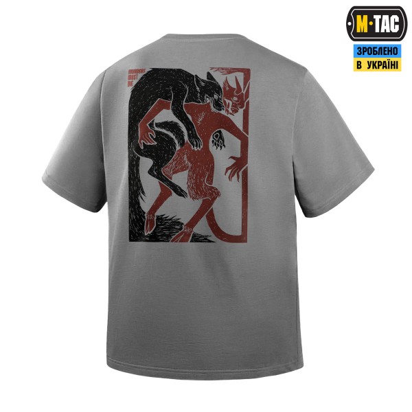 M-Tac футболка Yarchuk Cotton Hard Oversize Light Grey - 80159011-XS