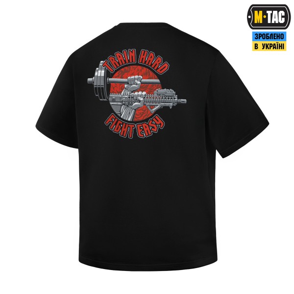 M-Tac футболка Train Hard Oversized Cotton Hard Black - 80162002-L M-Tac футболка Train Hard Oversized Cotton Hard Black - 80162002-L